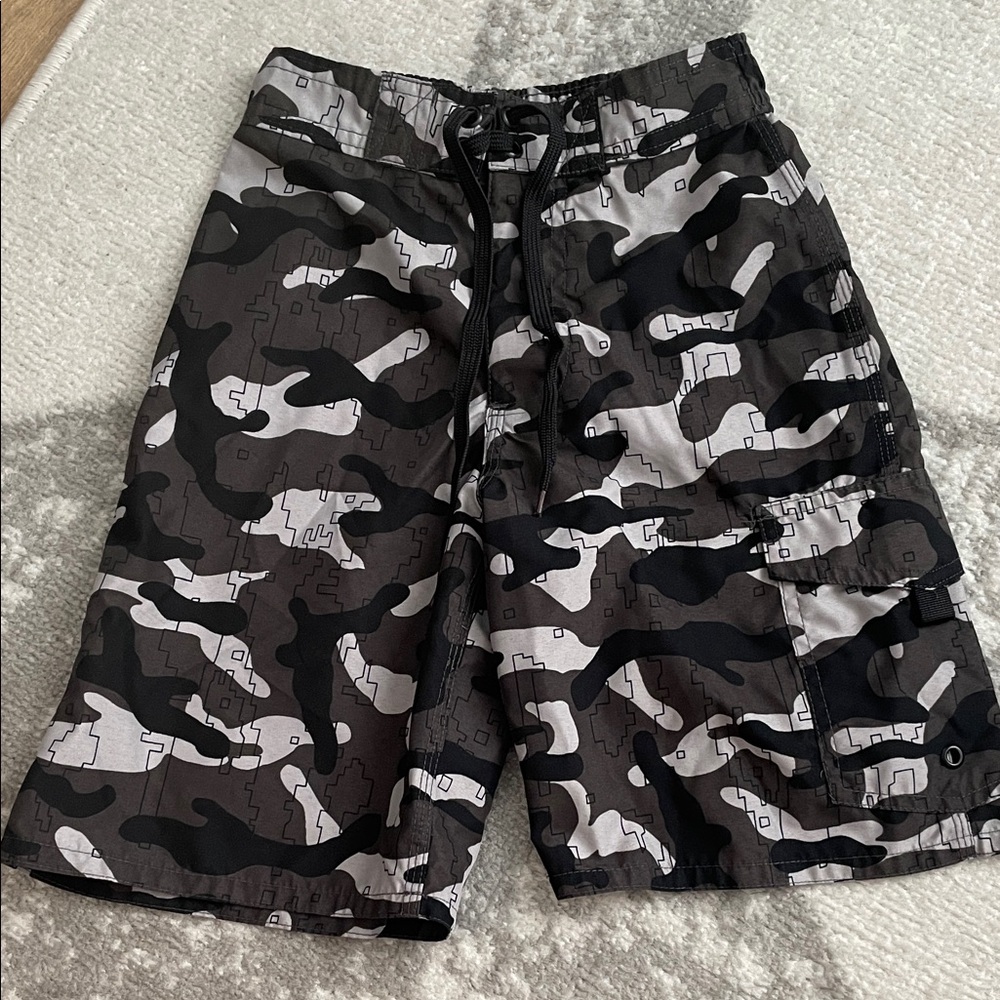 Kids Mossimo Camo Swim Trunks